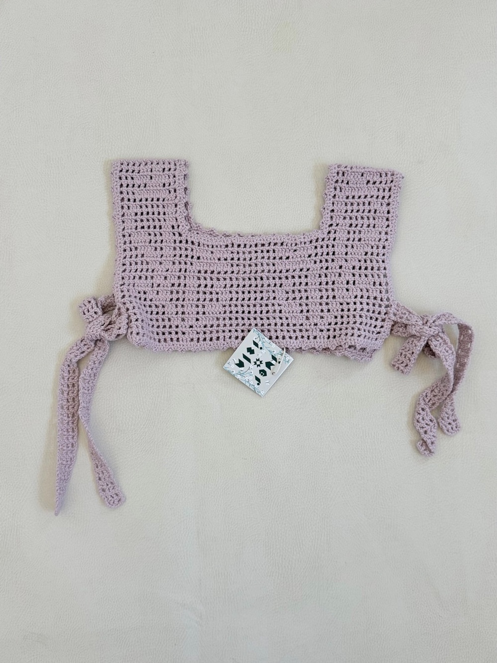 Iver & Isla Lilac Crochet Smock NWT